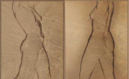 Ben Magid Rabinovitch- Partial female nude, 1944