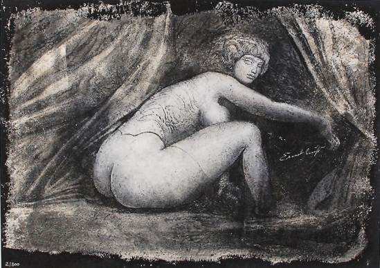 Ernst Fuchs -Vorhang auf  (Giclee sur des lignes) , 2012 Galerie-F