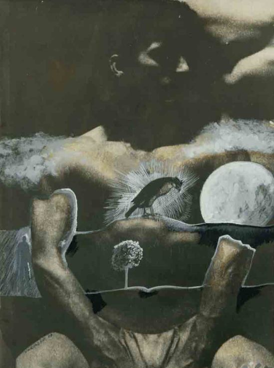 Stan VanDerBeek- Collage from  See saw , 1969