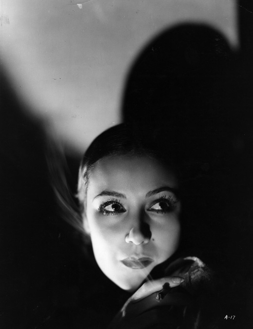 Portrait of Dolores del Rio in I Live for Love , directed by Busby Berkeley, 1935