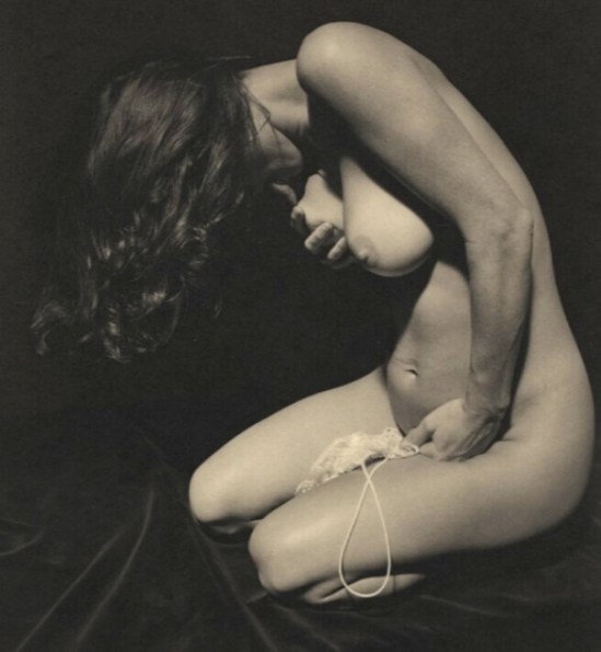 Tom Millea Nude of Women Licking Her Breast, nd