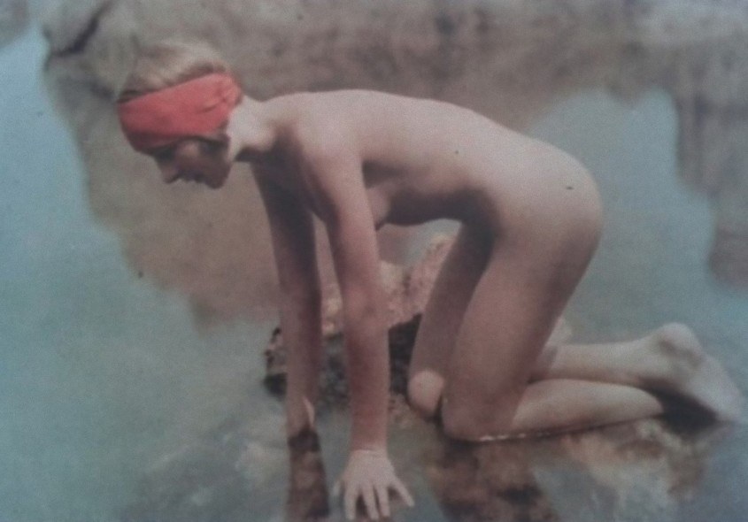 Meys Marcel- Etude de nu, autochrome. 1ree moitiée du 20e s