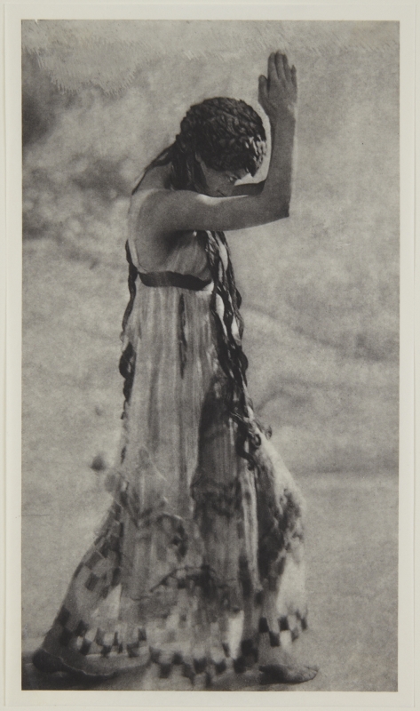 Adolf de Meyer-Maenad dancing, from Nijinsky,  L'Apres-midi d'un Faune, 1912 Palladium print  