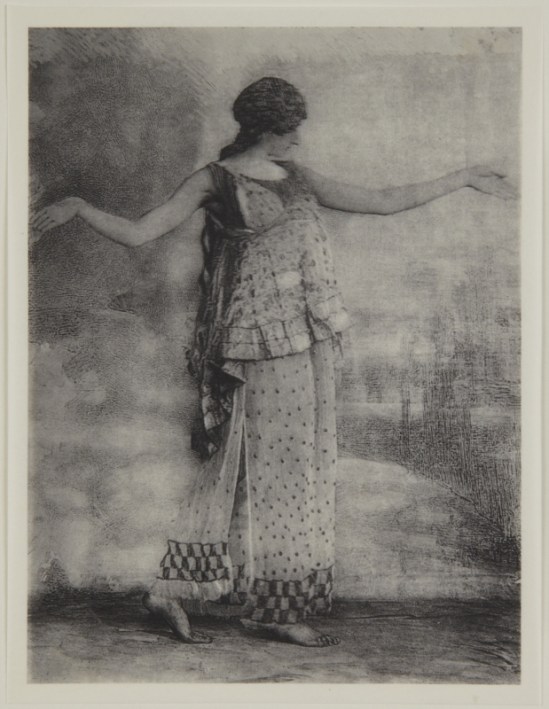 Adolf de Meyer-   maenad,, from Nijinsky,  L'Apres-midi d'un Faune, 1912 Palladium print