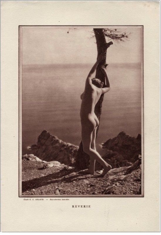 Etude G. L Arlaud  -Reverie, 1930