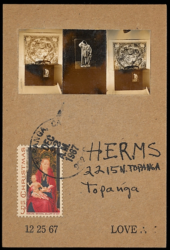 Wallace Berman Card to George Herms, 1967
