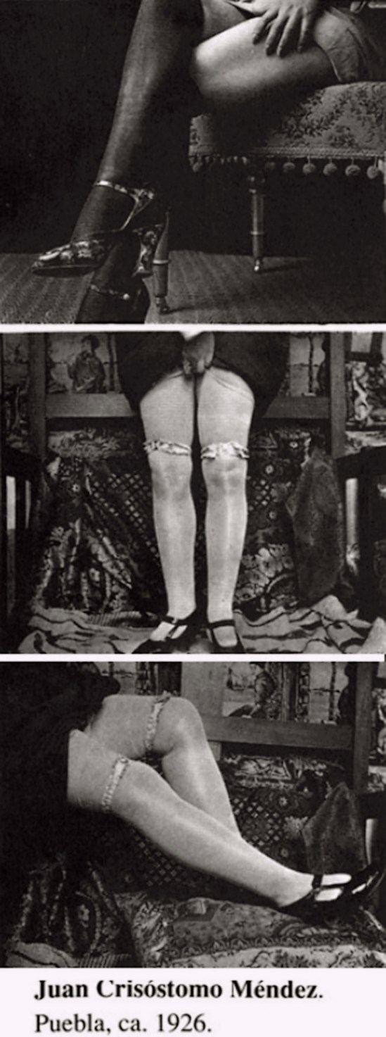 Juan Crisóstomo Méndez Ávalos- 3 planches jambes  Puebla, 1926 