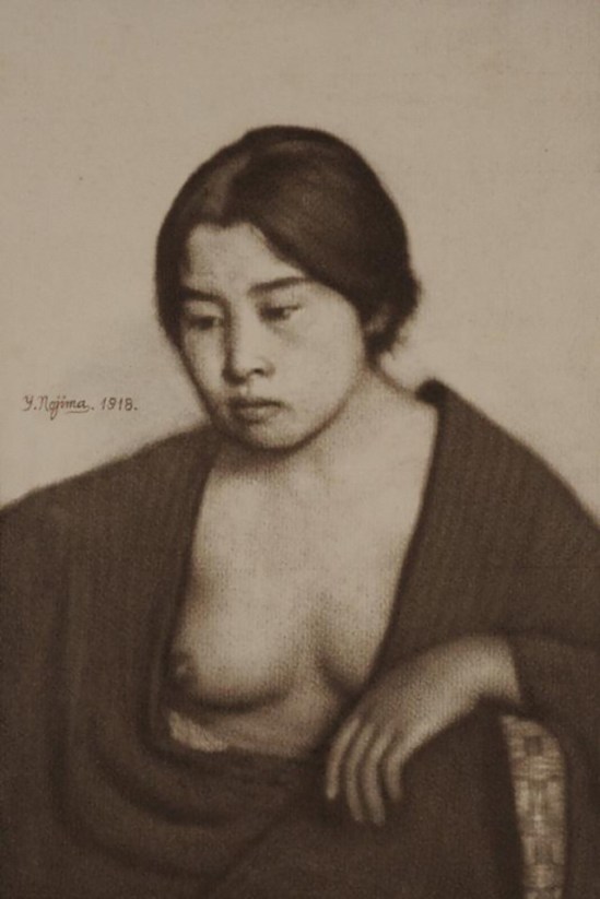 Yasuzo Nozima-Woman , 1918gum bichromate print_
