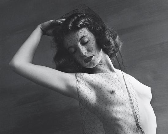 John Gutmann-Naked Save the Veil,1939