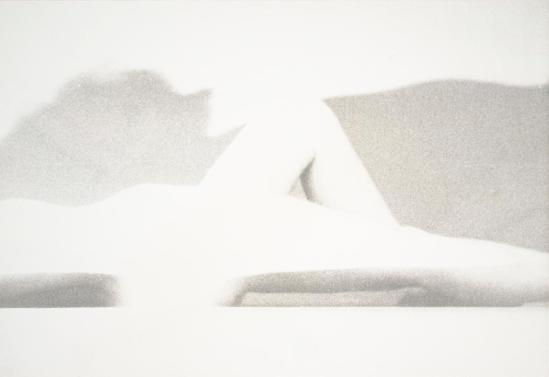 Robert Heinecken - Blanc Figure, 1964, Tirage argentique © Robert Heinecken Archives