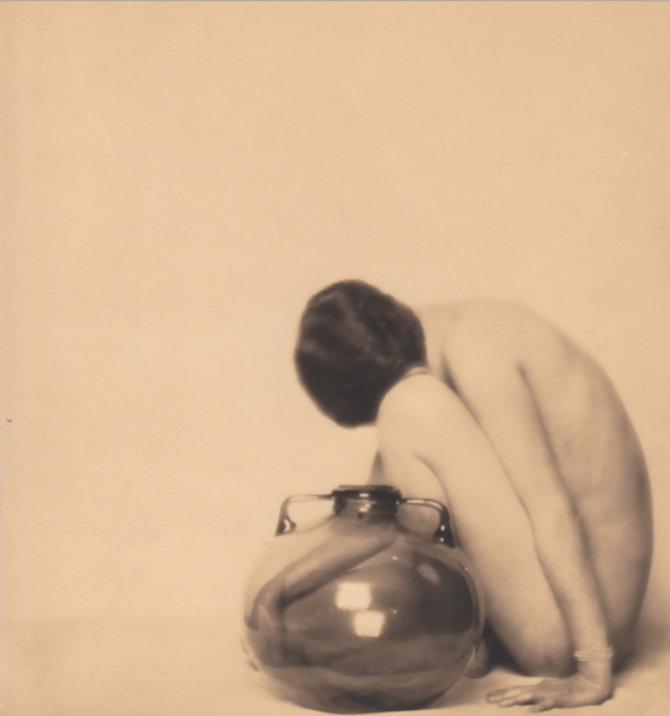 Mario Buchovich- Nude with Murano Vase ,1935