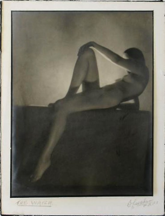 Bernard Leedham nude study 'The Watch, 1930