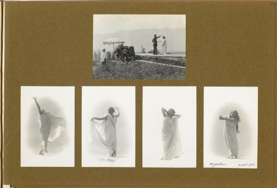 François Frédéric dit Fred Boissonnas -Photographies de l'album Boissonnas 1903-1904 Magdeleine G. hypnotisée par Emile Magnin, 1902-1904 Négatif au gelatino-bromure d'argent sur verre 
