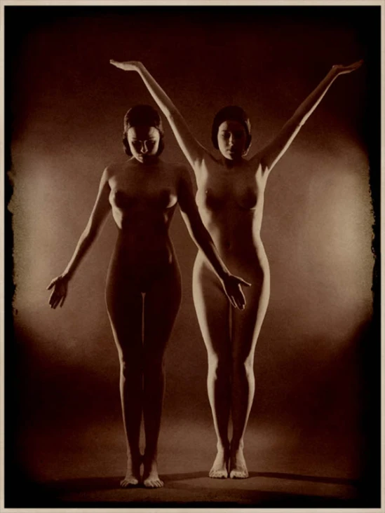 Retroatelier .Aleksey Galushkov-From the series 'Signs.' 1920,Model Dasha and Tanya 2007 