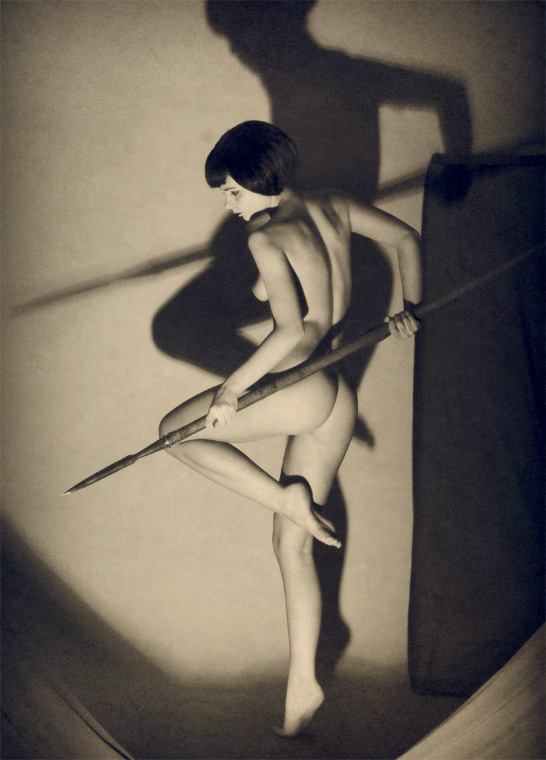  Aleksey Galushkov-Girl with Spear,Amazon. Art Deco, model Irenka, 2008 